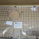 Sink Grid 26" X 14 1/16", Kitchen Sink Grid, Sink Protectors for Kitchen Sinks, Stainless Steel Material, Sink Bottom Grid with Rear Drain for Single Bowl (26" X 14 1/16")