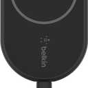 Belkin MagSafe-Compatible Magnetic Wireless Car Charger 10W - Wireless Charger, Magnetic Car Vent Phone Mount for iPhone 17, iPhone 16, 15, & 14 Series, Pixel 10 (Power Supply Included) - Black
