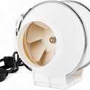 4 Inch Inline Duct Fan with On/Off Switch Wall Floor Ceiling Mount