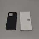 ORNARTO Compatible with iPhone 14 Pro Max Case 6.7, Slim Liquid Silicone 3 Layers Full Covered Soft Gel Rubber Phone Case Protective Cover with Microfiber Lining 6.7 inch-Black