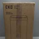 EKO Mirage-T 50 Liter / 13.2 Gallon Touchless Rectangular Motion Sensor Trash Can, Brushed Stainless Steel Finish