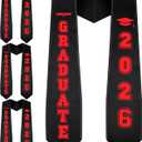 Eurzom 4 Pcs 72 Inch Graduation Stole Class of 2026 Unisex Adult Graduation Sash for Men Women Sublimation Congrats Grad