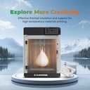 FLASHFORGE 3D Printer AD5M Enclosure, Create Your Style, Dustproof and Constant Temperature Protective Cover, Explore ABS/ASA/PC Filaments and Reduce Printing Noise