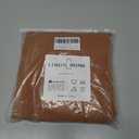 LIMON HOME Fall Kitchen Curtains 24 Inch Length 2 Panels Set, Terracotta Linen Tier Curtains Farmhouse Cafe, Light Filtering Small Window Drapes for Bathroom Laundry Room Rustic