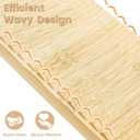 SOUJOY 2 Pack Washboard for Laundry, Bamboo Hand Washing Boards, Laundry Scrub Board with Hanging Hole for Small Delicate Clothes, Portable Washboard for Home, Dorm, Travel(15.7"x5.9"x0.7")