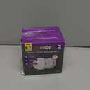 Kidde Hardwired Smoke & Carbon Monoxide Detector, 10-Year Battery Backup, Voice Alerts, Interconnectable LED Warning Light Indicators, 2 Pack