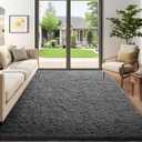 Ophanie 5x7 Area Rugs for Living Room Grey, Fluffy Shag Large Fuzzy Plush Soft Rug, Gray Shaggy Floor Big Carpets for Bedroom Nursery, Kids Home Decor Aesthetic