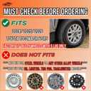 17 Inch Gloss Black Wheel Skins for 2024-2026 Toyota Tacoma SR5