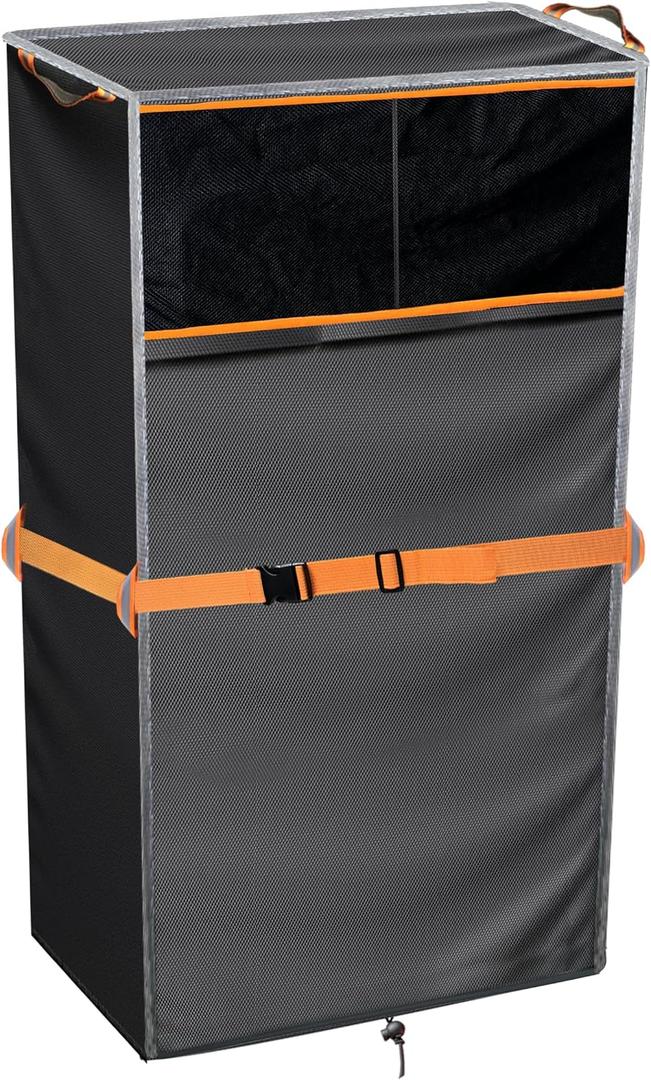 Evaporative Air Cooler Cover,600D Heavy Duty Waterproof Swamp Cooler Covers for Outside Units,Compatible with Hessaire MC37M,MC37A,MC37V,3100 CFM Evaporative Cooler,25" L x 18" W x 37" H