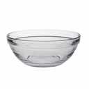 Duralex Le Gigogne Stackable Clear Bowl, 1 Quart / 32 Ounces - Set of 5