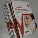 YAFUSIPE V Line Face Lifting Mask, 9 Pack V Line Chin Strap Lifting Double Chin Reducer, Polypeptide Protein Collagen Neck and Face Slimming Masks, Hydrating Neck Sheet Mask for Women Tightening