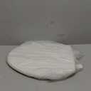Bemis 7300SLEC Slow Close Toilet Seat, Easy Clean Hinges and Durable Plastic Seat, Made in USA, Elongated, White