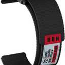 Msvueioe 22MM Rugged Nylon Band Compatible for CARBINOX X-Ranger/Vortex/Vesta/Blaze S Smart Watch, Soft Woven Adjustable Wristbands Strap for CARBINOX Smart Watch, Accessory for Men and Women