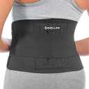 MUELLER Sports Medicine Adjustable Back Brace, Ideal for Upper and Lower Back Pain, Relief & Support for Men and Women, Strains, Sciatica, Scoliosis, Black