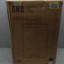 EKO Madison Matte Black 50 Liter/13.2 Gallon Step Trash Can with Inner Liner - Fingerprint Resistant Finish