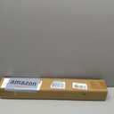 LazBlinds No Drill Light Filtering Roman Shades, White, 21" W x 48" H