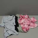 Real Essentials 4 Pack: Women's UPF 50+ Quick Dry Fit Sun Shirts Long Sleeve UV SPF Hiking Top Outdoor, Medium