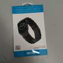 WITHit Designer Band Compatible with Apple Watch, Secure, Adjustable, Apple Watch Replacement Band, Fits Most Wrists (44/45/46/49mm (Ultra 1-3) & 42mm (Series 1-3 only), Black - Stainless Steel)