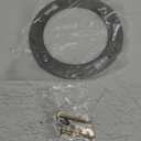 2 Piece Toilet Flange Repair Kit, Toilet Flange Repair Ring with 1/4" x 2-1/4" Closet Bolts, Stainless Steel Split Ring for Cast Iron, PVC or ABS(1 Pack)
