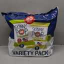 SkinnyPop Variety Pack Original and White Cheddar Popcorn, Gluten Free, Vegan Popcorn, Non-GMO, Healthy Popcorn Snacks, Skinny Pop, 0.5oz Individually Sized Bag (20 Count), EXP 6/12/25