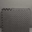 BalanceFrom 24x24 Inch EVA Interlocking Foam Exercise Tile Mat  Non-Slip Puzzle Flooring for Home Gym, Fitness Studio, or Playroom with Multiple Thickness, Coverage Sizes and Color Options (Grey)