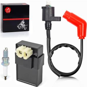 Igniter CDI Box and Ignition Coil Spark Plug For Honda 1993-2006 TRX300EX 300EX Sportrax 300 30410-Hm3-003