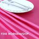 1 Pack 90 Inch Round Satin Tablecloth Hot Pink Satin Table Cover, Overlay Silky Tablecloth Dining Table Cloths for Wedding, Party, Banquet, Events, Reception, Dinner