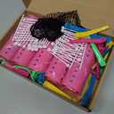 141 Pieces Hair Rollers Set Include 60 Plastic Hair Rollers (Multicolor,6 Size)