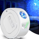 Star Projector, 3 in 1 Star Lights, Star Projector Night Light for Bedroom, Night Light Projector Consists of Moon (White)