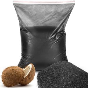 10lbs Activated Charcoal Powder Bulk Granular Activated Carbon (Gac) Coconut Charcoal Pellets for Water Filtration Air Filter(0.02 x 0.07 Inch)
