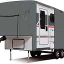 Silscvtt RV Cover Motorhome RV Outdoor Camper Cover Replacement for 26-29 Foot Four Layers of Non-Woven Fabric on the Top of 5th Wheel