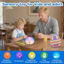 HELLO PAPAYA Sensory Fidget Toys for Kids Adults, with 24Strings Sensory Activity Ball for Autism ADHD Calming Focus Stress Relief Anxiety,Travel-Friendly Toys with Portable Storage Bag