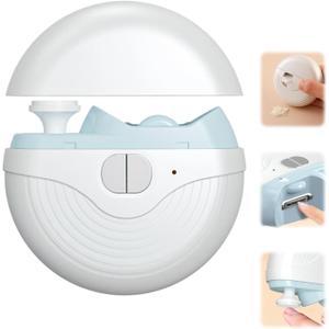 3 Speeds Strong Power Automatic Nails Trimmer,Electric Smart Nail Clippers for Adults Seniors,2 in 1 Automatic Nail Trimmer,Rechargeable Toenail Clippers with Polisher,Light,Nail Debris Storage