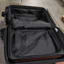 TRAVELARIM Hard Shell Luggage Sets with Spinner Wheels 4 Piece, Expandable Large Suitcases with TSA Lock, Travel Large Suitcase Set, Black Luggage Set (Pink)