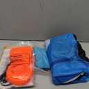 31.5 Inch Toddler Inflatable Garbage Truck Costume Blue 3D Car Costume for Kid's Trash Truck Dress up Role Play Haloween Costumes Birthday Party for for 4-9 Child Preschool Kindergarten