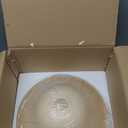 Giluta Floor Lamp Glass Shade Replacement Globe -Fitting Opening 1.625" Elegant Style Light Fixture Shade, Height: 4.75 inch, Width: 12 inch. Lipless