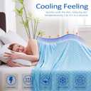 Topcee Cooling Blanket, Summer Cooling Blankets for Hot Sleepers, Arc-Chill Q-Max>0.5 Cool Fiber, Oeko-TEX 100% Certified, Soft, Breathable, Double-Side Bed Throw,Keep Cool for Adults Kids 50"x70"