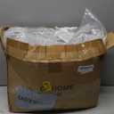 COHOME Premium Queen Size Comforter, All-Season Quilted Down Alternative Duvet Insert, Luxury Hotel GentleSoft Comforter with Anti-Clump Tech & 8 Tabs - Reversible - Light Grey 88 x88 inches