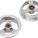 GOTOTOP Aluminum Alloy 4 Inch Rear Wheel Rim with 600RS Bearing for Electric Scooter, Tiller, Snow Blower, 3.00-4 Rear Wheel Rim