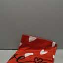 Valentine's Day Valance for Windows, Small Love Kitchen Decor Valance Curtain Rod Pocket Classic Country Farmhouse, Valentines Red Love Decorations 18x54 Inch Window Treatment for Bathroom Living Room