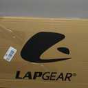 LAPGEAR Home Office Pro Lap Desk with Wrist Rest, Mouse Pad, and Phone Holder - Black Carbon - Fits up to 15.6 Inch Laptops - Style No. 91598