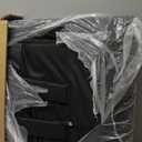 HOPERAN Dual-Sided Heated Stadium Seats for Bleachers with Back Support, 3 Levels Heating Stadium Seating for Bleachers Seat with Backrest, 5 Pockets Portable Stadium Chair for Outdoor (21", Black)