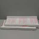 Love-KANKEI Floating Shelves Wall Mounted Set of 2, 17 Inch Rustic Wood Wall Shelves for Storage, Bedroom Living Room Bathroom Kitchen Office and More White