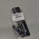 Prime-Line MP1043 Sliding Door Flush Handle Set, Black Diecast (1 Set)