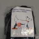 Dog Leg Braces for Torn ACL Hind Leg, with 4 Metal Stabilizers Support,Adjustable Dog Knee Braces for Back Leg, CCL, Luxating Patella, Ligament Injuries, Hip Dysplasia (Black, M)