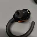 Skullcandy Push ANC Active Wireless Earbuds, Bluetooth Headphones, Noise Cancelling, 58 Hours Battery, Secure-Fit Over-Ear Hanger, Sweat and Waterproof, Microphone for iPhone Android - Black/Orange