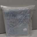 Zipcase 6 Pack Stain, Water and Kitty Scratch Resistant Clear Dining Chair Covers/Slipcovers Chair Protector Waterproof PVC Material, 17D x 18W x 4H with Adjustable Belt Strap, Set of 6 (Seat)