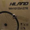 Hiland 26" 27.5" 28" x1.75" Alloy Bike Rim for 1.75 to 2.215 Inch Wide Tire, Front & Back MTB Wheelset with 7 Speed Freewheel, Bolt On Axle, Bicycle Accessories for Adult Bikes