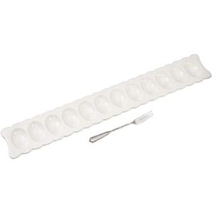 Mud Pie Deviled Egg Long Tray Set