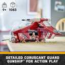 LEGO Star Wars: The Clone Wars Coruscant Guard Gunship - Buildable Star Wars Toy for 9 Year Olds - Gift Idea for Fans - Includes 3 Clone Trooper Minifigures - 75354